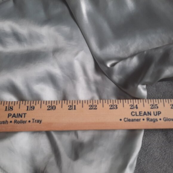 Lg King Louie Profit Embroidered Bomber Jacket- Silver, Sailboat Back 90s RetrO - Picture 3 of 11